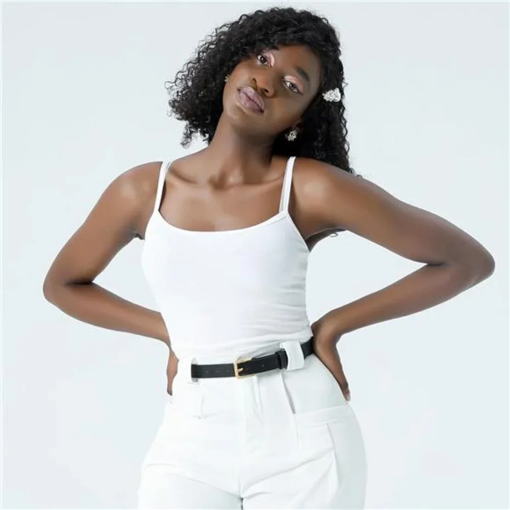HOTWILL 4 Pack Women Skinny Belts for Jeans Dress Thin Waist Belt for Ladies